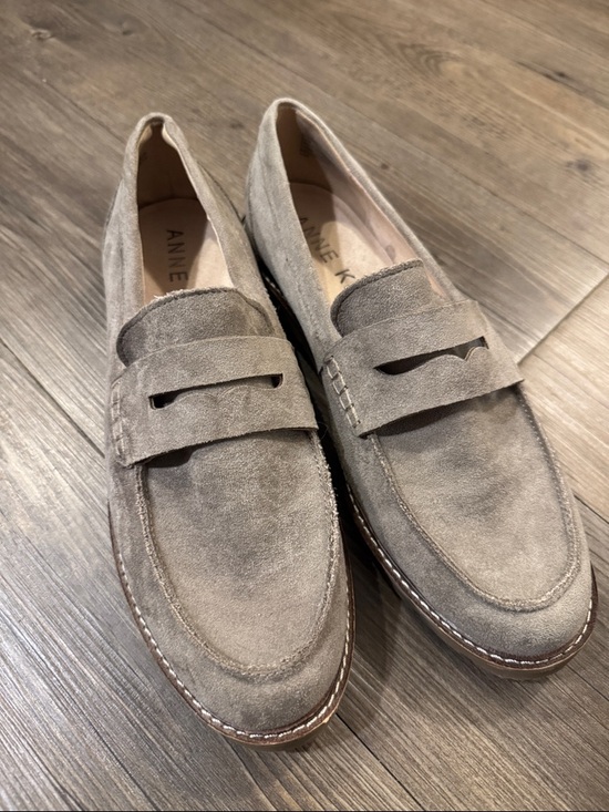 Anne Klein Other - Anne Klein Everly Suede Loafers in Taupe. 9.5. Great Condition!